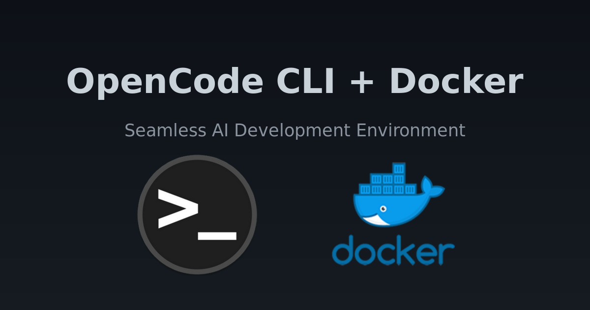 OpenCode CLI Docker Setup